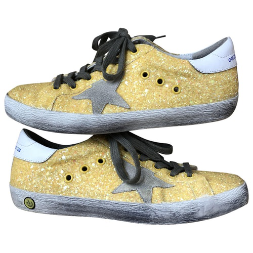 golden goose neon yellow