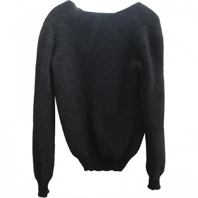 Pre-owned Anthony Vaccarello Black Wool Knitwear