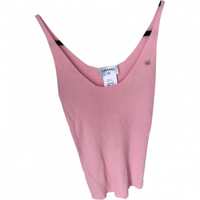 Top Chanel Pink size M International in Cotton - 37698555