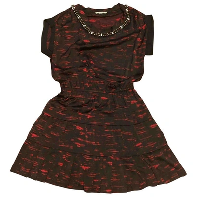 Pre-owned Pinko Mini Dress In Black