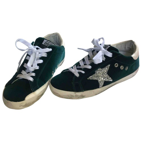 green velvet golden goose