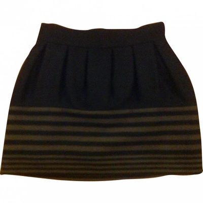Pre-owned Alexis Mabille Black Wool Skirt