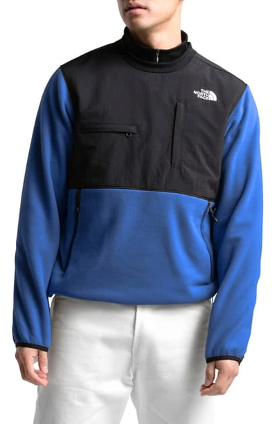 Shop The North Face Denali Durable Water Repellent Pullover In Tnf Blue