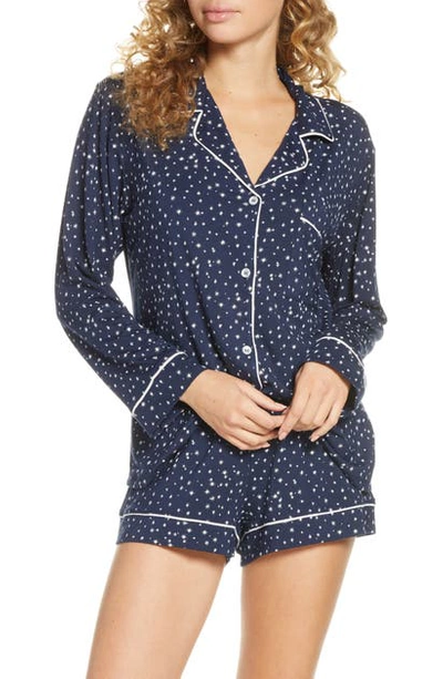 Shop Eberjey Sleep Chic Short Pajamas In Es/ Iv