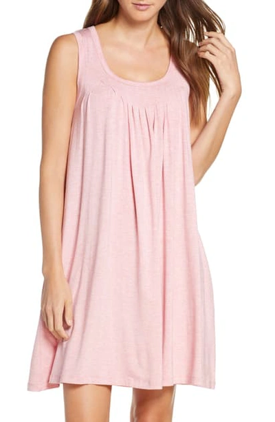 Shop Papinelle Pleated Chemise In Dusty Pink