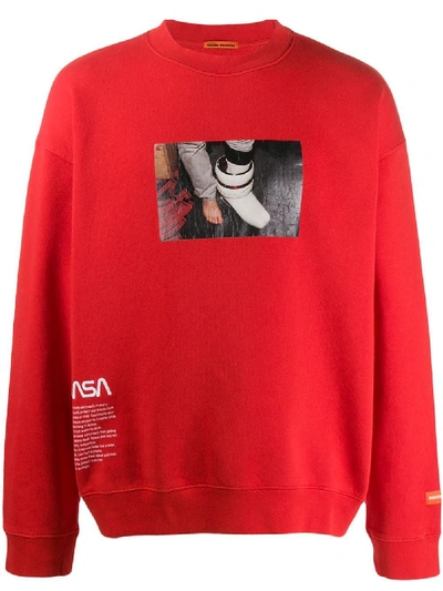 Shop Heron Preston Red Sweatshirt