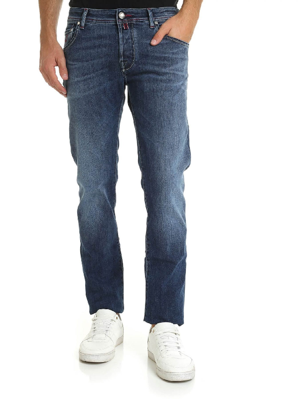 Jacob Cohen Blue Cotton Jeans | ModeSens