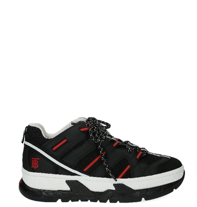 Shop Burberry Black Sneakers