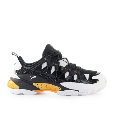 Shop Puma Black Polyester Sneakers