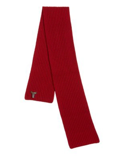 Shop Loro Piana Men's Cashmere Scarf In Crimson