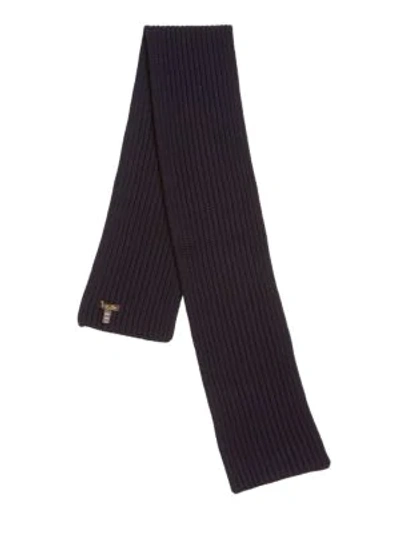 Shop Loro Piana Cashmere Scarf In Navy