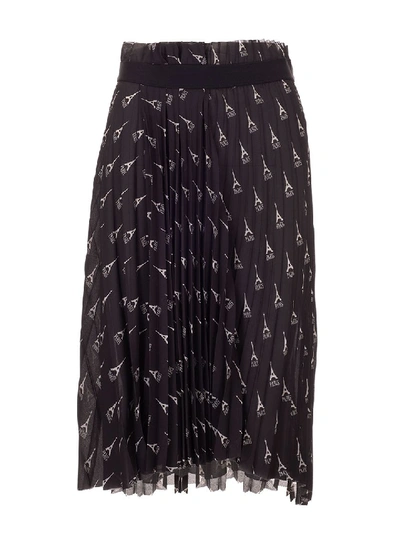 Shop Balenciaga Black Polyester Skirt