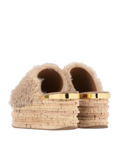 Shop Chloé Mules In Sand