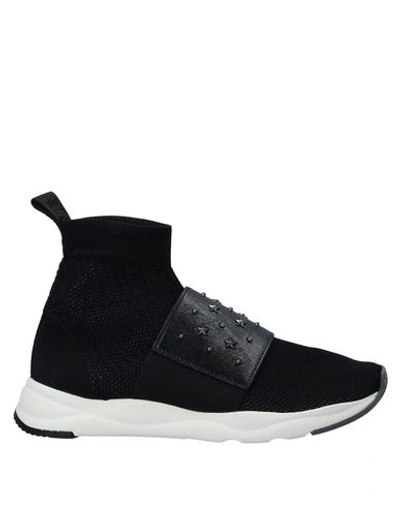 Shop Balmain Sneakers In Black