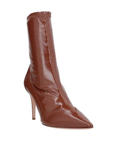 Shop Elisabetta Franchi Ankle Boot In Cocoa