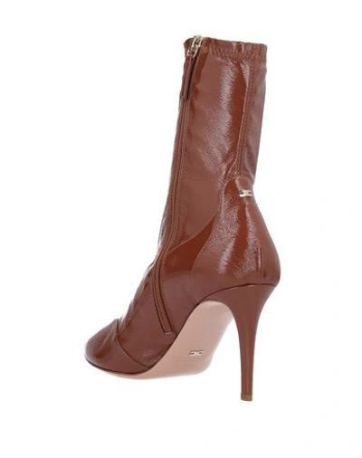 Shop Elisabetta Franchi Ankle Boot In Cocoa
