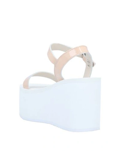 Shop Windsor Smith Sandals In Pale Pink