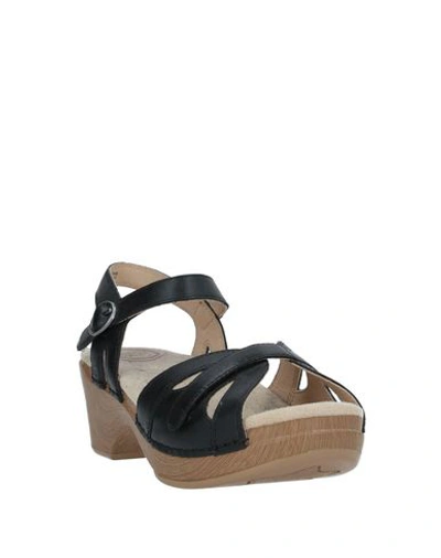 Shop Dansko Sandals In Black