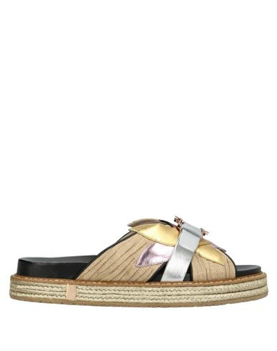 Shop Paula Cademartori Sandals In Platinum