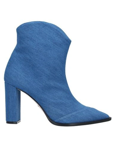 Shop Oscar Tiye Ankle Boots In Blue
