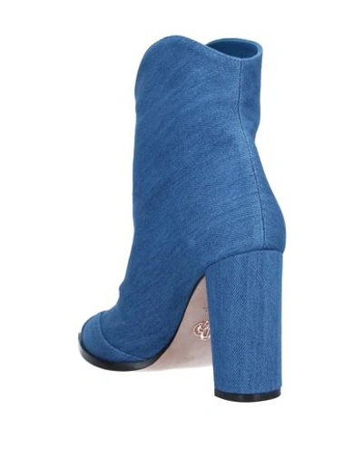 Shop Oscar Tiye Ankle Boots In Blue