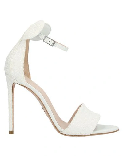 Shop Oscar Tiye Sandals In White