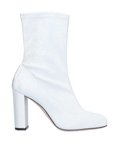 Shop Oscar Tiye Ankle Boots In Silver