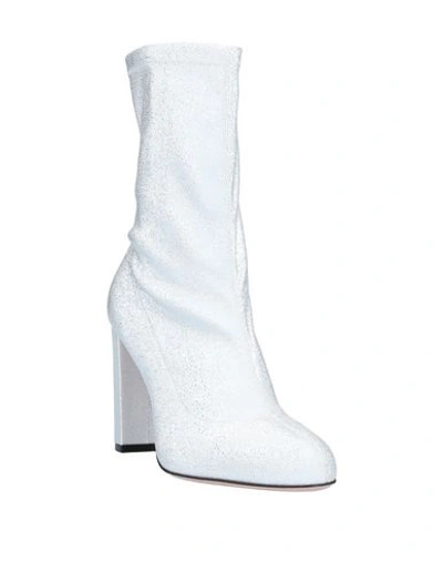 Shop Oscar Tiye Ankle Boots In Silver