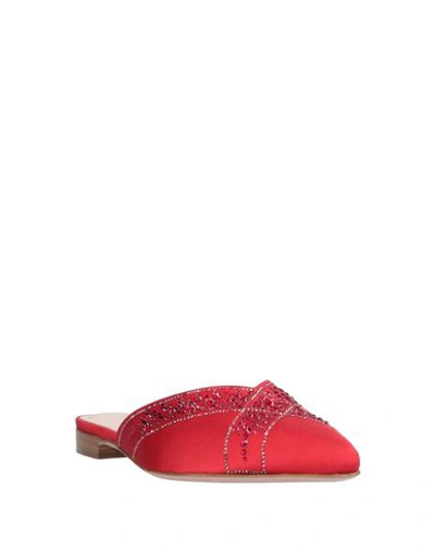 Shop Oscar Tiye Mules & Clogs In Red