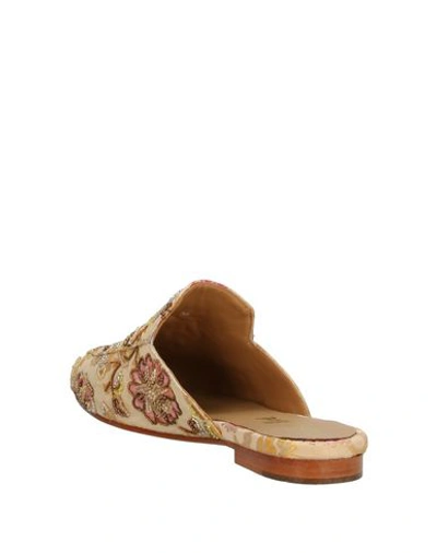 Shop Coral Blue Mules And Clogs In Beige