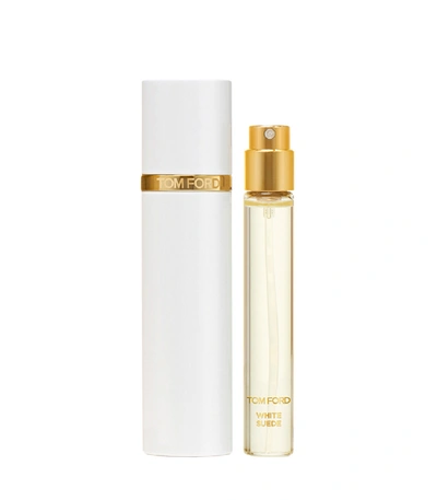Shop Tom Ford White Suede 10ml Atomizer In Na