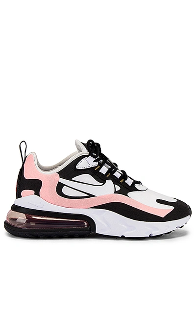 NIKE AIR MAX 270 REACT 运动鞋 – BLACK  WHITE  BLEACHED CORAL  & METALLIC GOLD