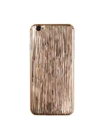 Shop La Mela Pioggia Iphone 6 & 6s Case In Pink Gold