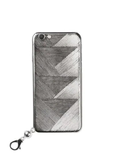 Shop La Mela Michelangelo Iphone 6 & 6s Case In White Gold