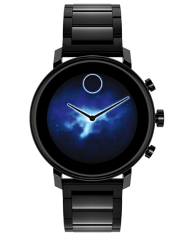 Shop Movado Connect 2.0 Black Stainless Steel Bracelet Touchscreen Smart Watch 42mm