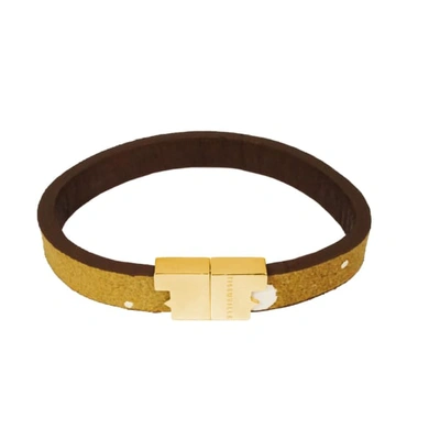 Shop Tissuville Sierra Beige Gold Bracelet
