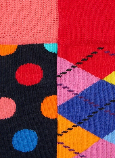 Shop Happy Socks Big Dot And Argyle Crew Socks 2-pack Set