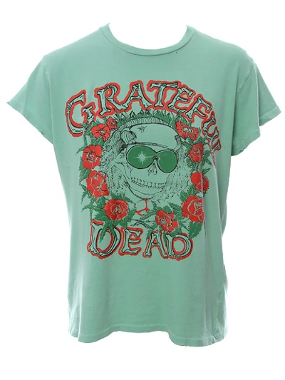 Shop Madeworn 100% Dead Head T-shirt In Green