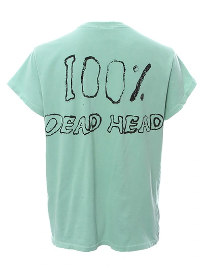 Shop Madeworn 100% Dead Head T-shirt In Green