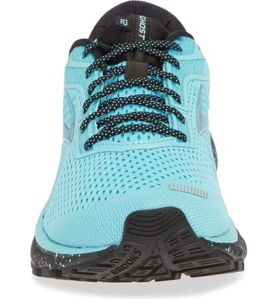 Shop Brooks Ghost 12 Running Shoe In Blue Radiance/ Black