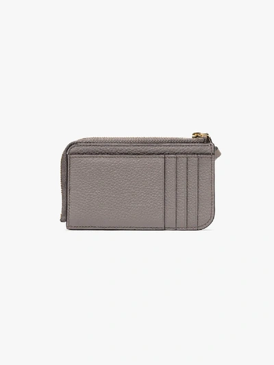 Shop Chloé Grey Alphabet Leather Wallet