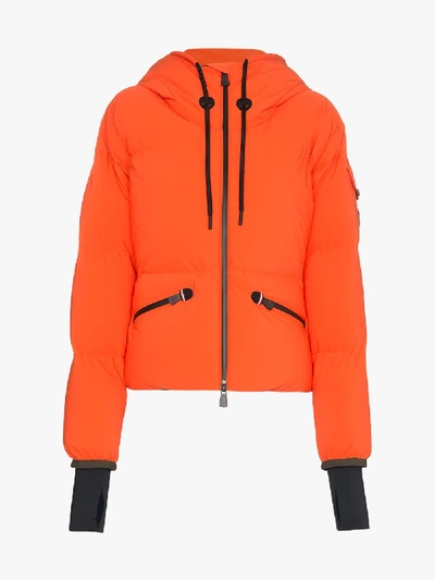 Shop Moncler Grenoble Grenoble Airy Down Puffer Jacket In Orange