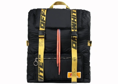 Pre-owned Off-white  Oversize Puffy Backpack Black
