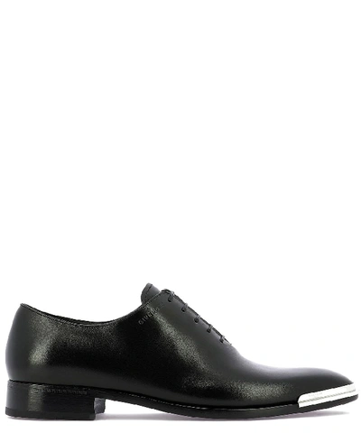 Shop Givenchy Black Leather Lace-up Shoes