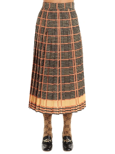 Shop Gucci Women's Multicolor Wool Skirt