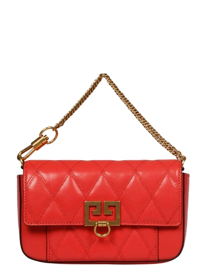 Shop Givenchy Red Leather Clutch