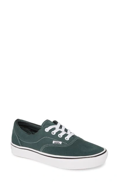 Shop Vans Comfycush Era Low Top Sneaker In Trekking Green/ True White
