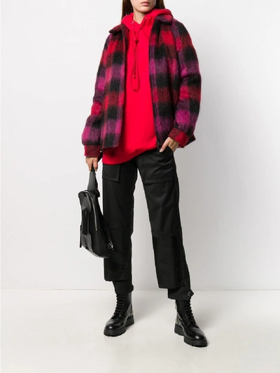 Shop Woolrich Stag Jacket In Red