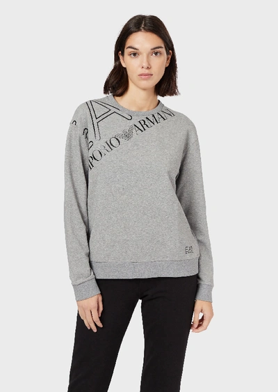 Shop Emporio Armani Sweatshirts - Item 12370945 In Mélange Gray