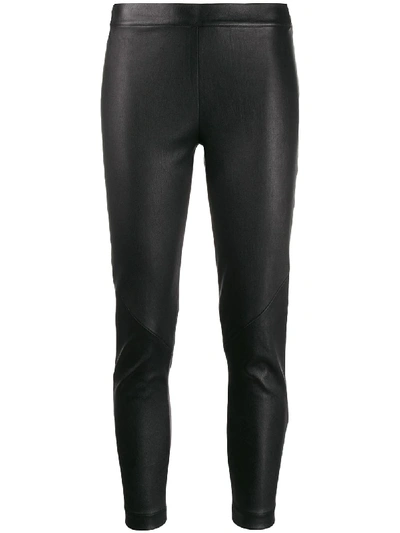 Shop Ann Demeulemeester Slim-fit Cropped Trousers In Black